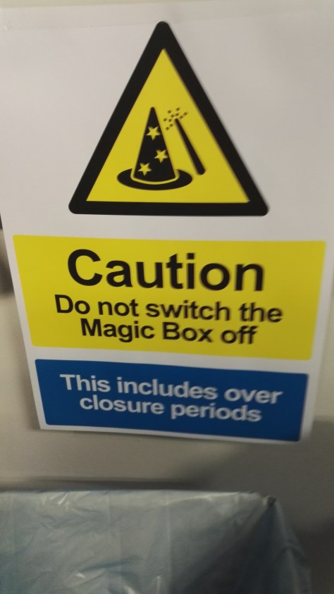 Warning Wizards at Work!