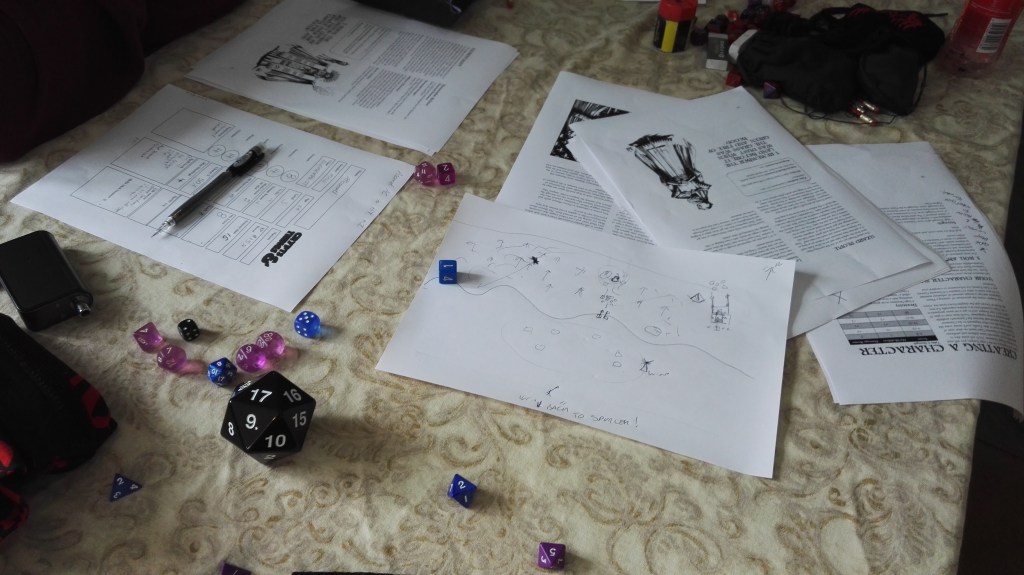 Playing Crypts & Things with the home group