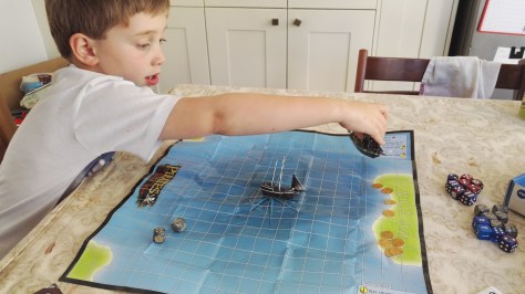 Pirates of the Carribean, rescued from the attic, with our H.