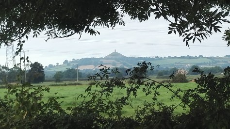 Glastonbury Tor from our campsite