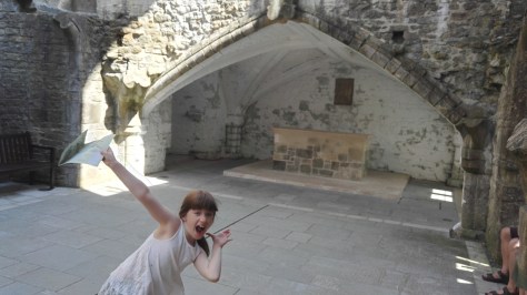 ...or photobombing in the crypt! :)