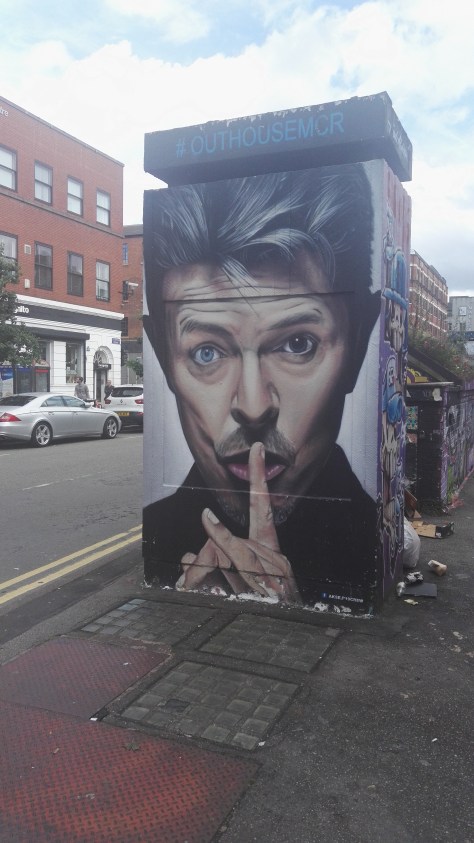 Back to work, Bowie tells me to behave