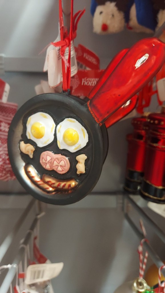 A Christmas Fry Up tree decoration